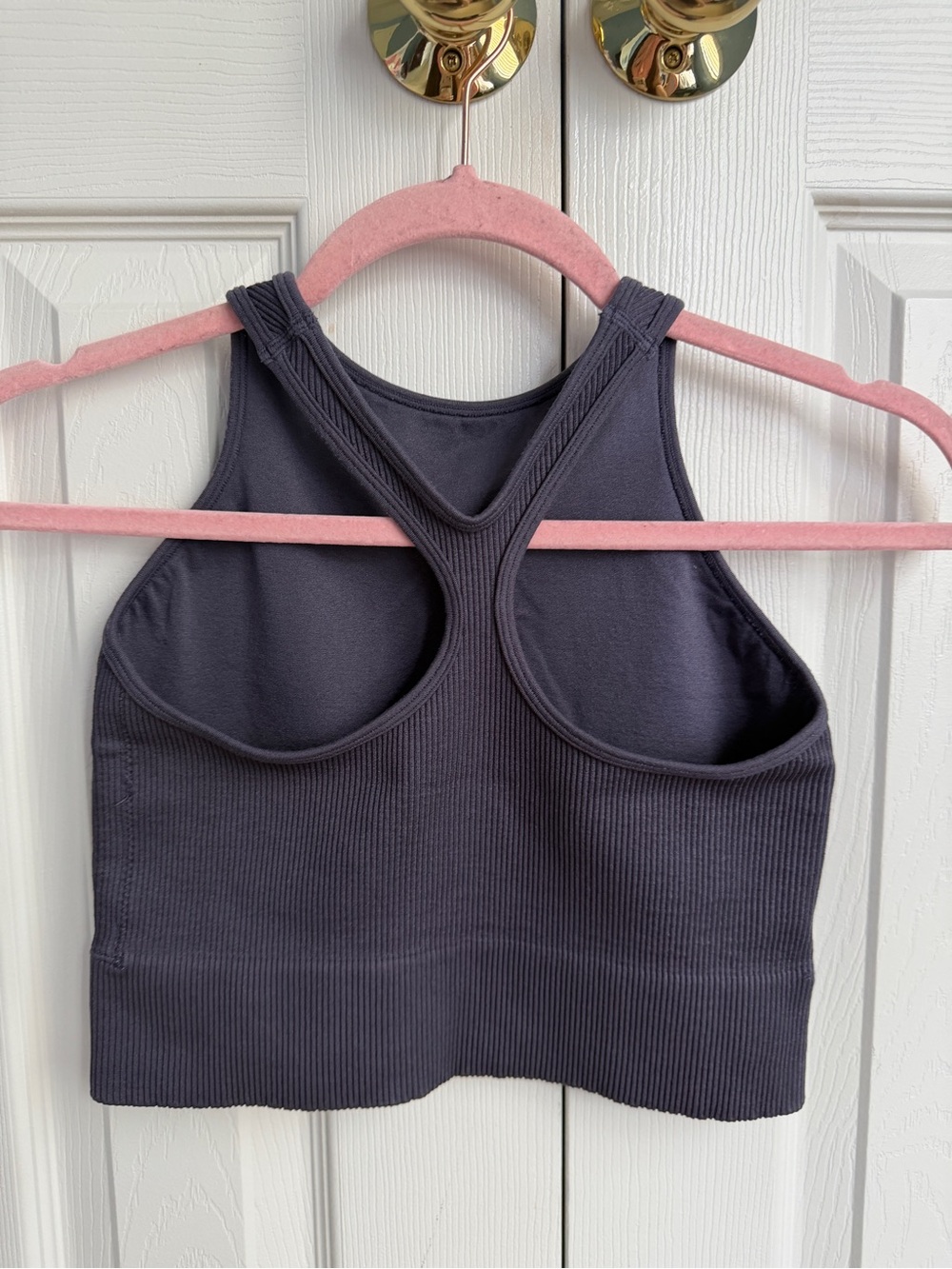 Gilly Hicks Ribbed Crop Tank Top - Picture 2 of 3